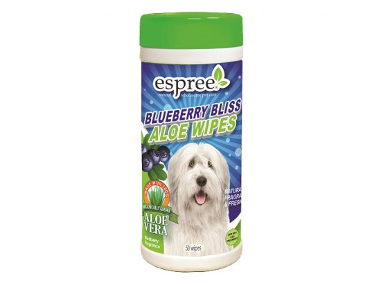 Фото - ESPREE (Эспри) Blueberry Bliss Wipes - Влажные салфетки с алоэ вера и экстрактом черники для собак, 50шт повседневная косметика ESPREE (Эспри) Blueberry Bliss Wipes - Влажные салфетки с алоэ вера и экстрактом черники для собак, 50шт