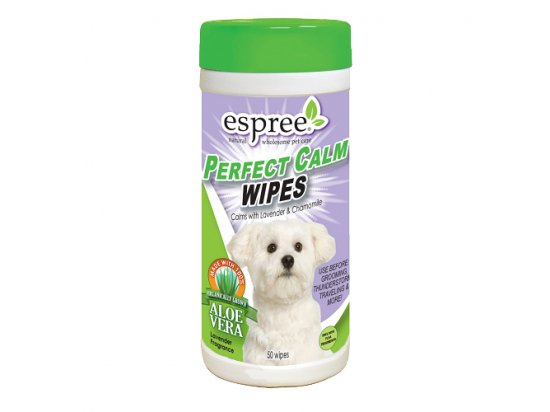 Фото - ESPREE (Еспрі) Perfect Calm Wipes - Серветки, що очищають, із заспокійливим ефектом для собак повсякденна косметика ESPREE (Еспрі) Perfect Calm Wipes - Серветки, що очищають, із заспокійливим ефектом для собак