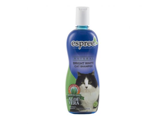Фото 2 -  повсякденна косметика ESPREE (Еспрі) BRIGHT WHITE SHAMPOO CAT Яскравий білий шампунь для котів