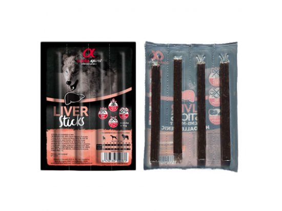 Фото - Alpha Spirit (Альфа Спирит) LIVER STICKS (ПЕЧЕНЬ ПАЛОЧКИ) полувлажное лакомство для собак лакомства Alpha Spirit (Альфа Спирит) LIVER STICKS (ПЕЧЕНЬ ПАЛОЧКИ) полувлажное лакомство для собак