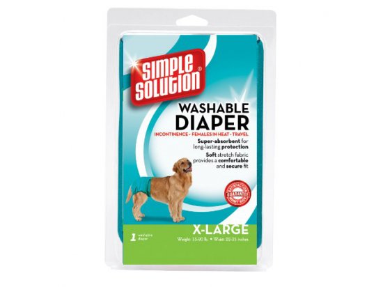 Фото - підгузки та трусики Simple Solution Washable Diaper - Гігієнічні труси багаторазового використання для собак