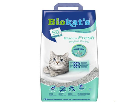 Фото 2 -  наповнювачі Biokats Bianco Fresh - наповнювач для котячих туалетів, що комкується.