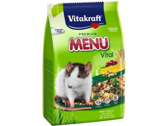 Фото - Vitakraft (Вітакрафт) Menu корм для щурів, 800 г корм для гризунів Vitakraft (Вітакрафт) Menu корм для щурів, 800 г