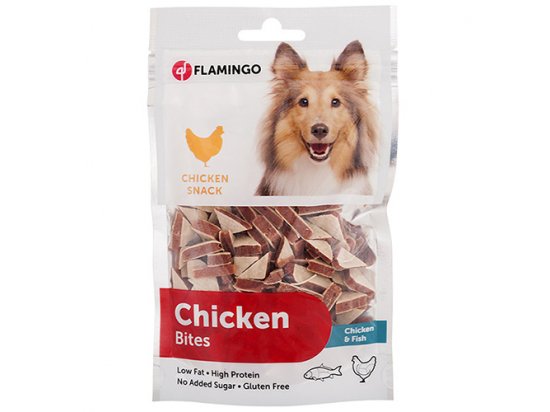 Фото - Flamingo CHICKEN & FISH SNACK  лакомство для собак с мясом птицы и рыбы лакомства Flamingo CHICKEN & FISH SNACK  лакомство для собак с мясом птицы и рыбы