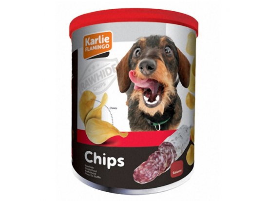 Фото - Flamingo CHIPS SALAMI лакомство для собак, чипсы со вкусом салями лакомства Flamingo CHIPS SALAMI лакомство для собак, чипсы со вкусом салями