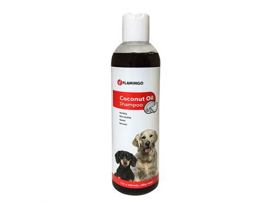 Фото - Flamingo (Фламінго) COCONUT OIL (ПОЖИВНЕ КОКОСОВА ОЛІЯ) шампунь для собак повсякденна косметика Flamingo (Фламінго) COCONUT OIL (ПОЖИВНЕ КОКОСОВА ОЛІЯ) шампунь для собак
