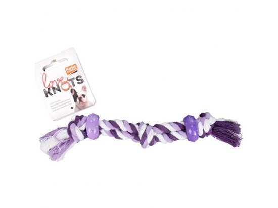 Фото - Flamingo COTTON ROPE RUBBER игрушка для собак, канат с двумя кольцами и узлом игрушки Flamingo COTTON ROPE RUBBER игрушка для собак, канат с двумя кольцами и узлом