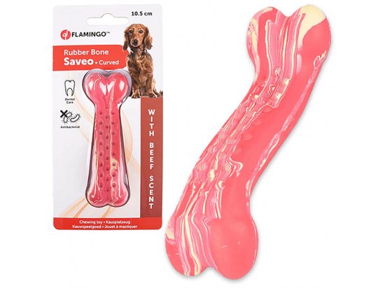 Фото - Flamingo CURVED BONE BEEF игрушка для собак, вкус говядины игрушки Flamingo CURVED BONE BEEF игрушка для собак, вкус говядины