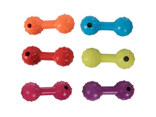 Фото - Flamingo DUMBBELL WITH BELL іграшка для собак гантель з дзвіночком, гума іграшки Flamingo DUMBBELL WITH BELL іграшка для собак гантель з дзвіночком, гума