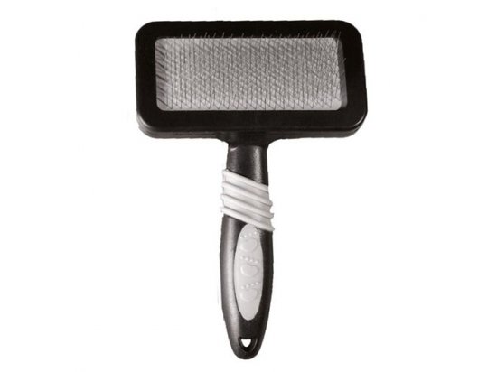 Фото - Flamingo GrooME SLICKER BRUSH пуходерка для собак, зубці з нержавіючої сталі для вичісування Flamingo GrooME SLICKER BRUSH пуходерка для собак, зубці з нержавіючої сталі
