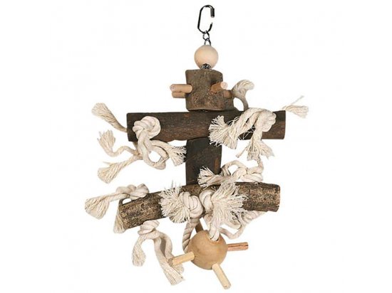 Фото - Flamingo HANGER WOOD WITH PINBALL підвісна іграшка в клітку для птахів клітки та аксесуари Flamingo HANGER WOOD WITH PINBALL підвісна іграшка в клітку для птахів