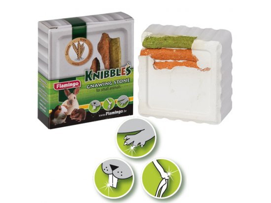 Фото - Flamingo KNIBBLES CEREAL крейда зі злаками для гризунів, 75 г ласощі Flamingo KNIBBLES CEREAL крейда зі злаками для гризунів, 75 г