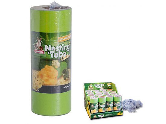 Фото - Flamingo NESTING TUBE COTTON волокно для гнезда грызунов, хлопок 25 г игровые городки Flamingo NESTING TUBE COTTON волокно для гнезда грызунов, хлопок 25 г