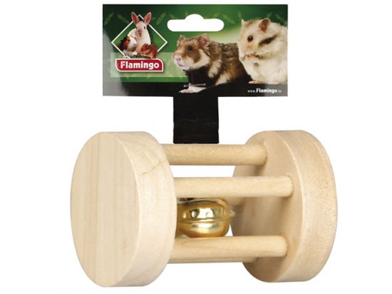 Фото - Flamingo RATTLE WITH BELL игрушка для грызунов с колокольчиком, дерево игрушки Flamingo RATTLE WITH BELL игрушка для грызунов с колокольчиком, дерево