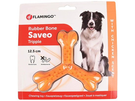 Фото - Flamingo TRIPLE BONE CHICKEN игрушка для собак, вкус курицы игрушки Flamingo TRIPLE BONE CHICKEN игрушка для собак, вкус курицы