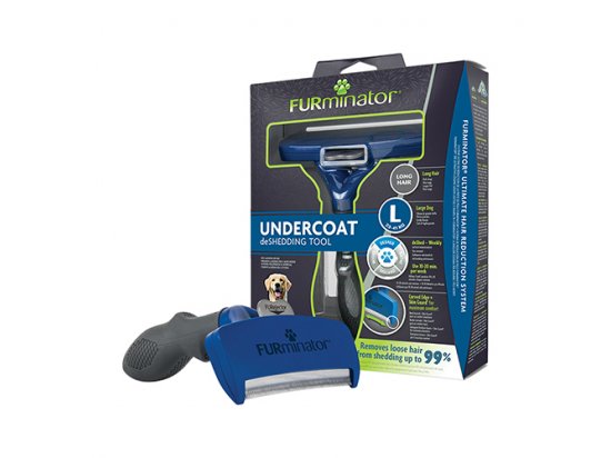 Фото - FURminator UNDERCOAT Dog инструмент для вычесывания собак с ДЛИННОЙ ШЕРСТЬЮ фурминаторы, пуходерки FURminator UNDERCOAT Dog инструмент для вычесывания собак с ДЛИННОЙ ШЕРСТЬЮ