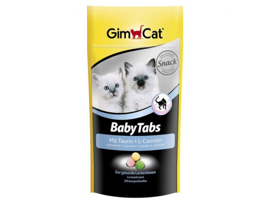 Фото - Gimcat BABY TABS (БЕБИ ТАБС) витамины для котят с кальцием и таурином витамины и минералы Gimcat BABY TABS (БЕБИ ТАБС) витамины для котят с кальцием и таурином