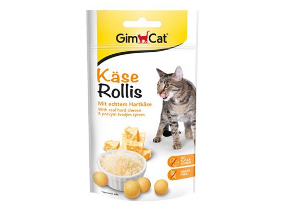 Фото - Gimcat KASE ROLLIES (СЫРНЫЕ РОЛИКИ) витаминное лакомство для кошек лакомства Gimcat KASE ROLLIES (СЫРНЫЕ РОЛИКИ) витаминное лакомство для кошек