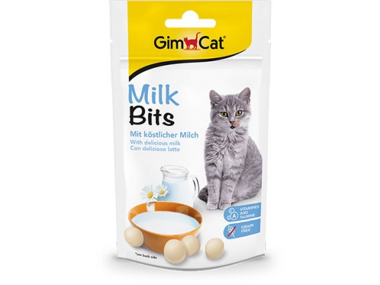 Фото - ласощі Gimcat MILK BITS (МОЛОЧНІ ШКІКИ) вітамінні ласощі для котів