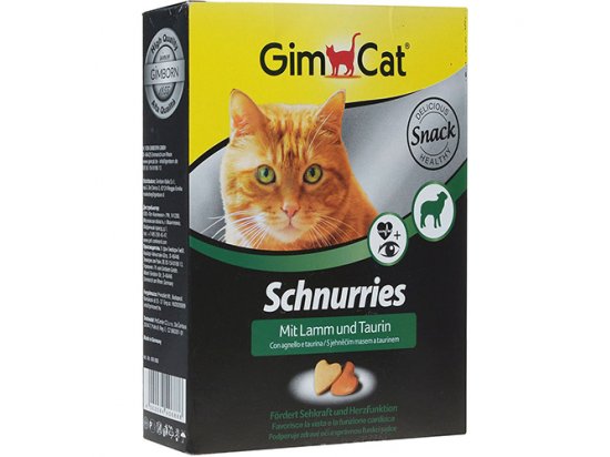 Фото - Gimcat Schnurries - витаминные «сердечки» с таурином со вкусом ягненка витамины и минералы Gimcat Schnurries - витаминные «сердечки» с таурином со вкусом ягненка