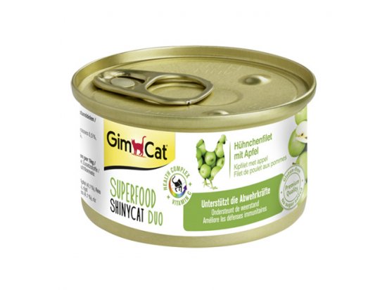 Фото - Gimcat SUPERFOOD CHICKEN FILLET APPLES (КУРИЦА И ЯБЛОКО) консервы для котов влажный корм (консервы) Gimcat SUPERFOOD CHICKEN FILLET APPLES (КУРИЦА И ЯБЛОКО) консервы для котов