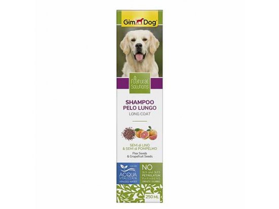 Фото - Gimdog Natural Solutions Шампунь для собак с длинной шерстью, 250 мл повседневная косметика Gimdog Natural Solutions Шампунь для собак с длинной шерстью, 250 мл