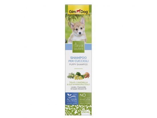 Фото - Gimdog Natural Solutions Шампунь для цуценят, 250 мл повсякденна косметика Gimdog Natural Solutions Шампунь для цуценят, 250 мл