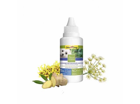 Фото 2 -  для глаз Gimdog Natural Solutions Лосьон для чистки глаз для собак, 50 мл