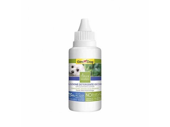 Фото 3 -  для глаз Gimdog Natural Solutions Лосьон для чистки глаз для собак, 50 мл