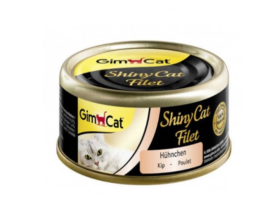 Фото - Gimcat (Джимкет) SHINY CAT FILET CHICKEN (КУРКА ФІЛЕ) консерви для котів вологий корм (консерви) Gimcat (Джимкет) SHINY CAT FILET CHICKEN (КУРКА ФІЛЕ) консерви для котів