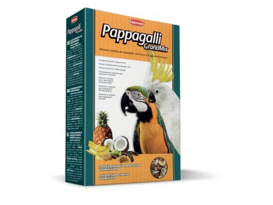 Фото - корм для птиц Padovan (Падован) Pappagalli GrandMix - корм для крупных попугаев