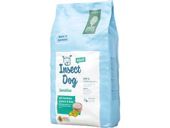 Фото - сухой корм Green Petfood InsectDog SENSITIVE ADULT сухой вегетарианский корм для собак с протеином насекомых и рисом