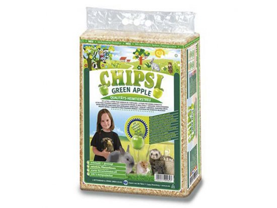 Фото - Chipsi (Чипси) Plus GREEN APPLE - опилки для грызунов АРОМАТ ЗЕЛЕНОГО ЯБЛОКА наполнители и подстилки Chipsi (Чипси) Plus GREEN APPLE - опилки для грызунов АРОМАТ ЗЕЛЕНОГО ЯБЛОКА