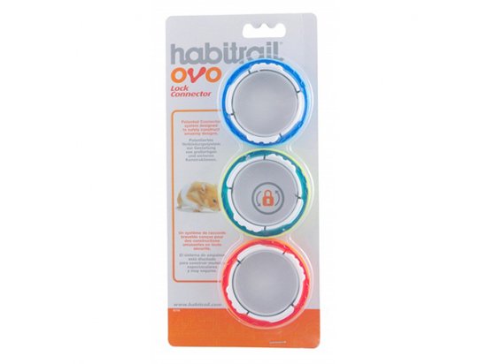 Фото - Hagen HABITRALL OVO LOCK З'єднувач для клітин замок 3 шт (62700) клітки та вольєри Hagen HABITRALL OVO LOCK З'єднувач для клітин замок 3 шт (62700)