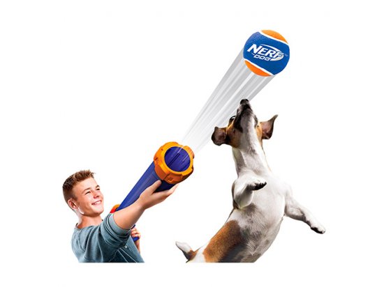 Фото 2 -  игрушки Hagen NERF DOG BlasterTennis Ball игрушка для собак, бластер