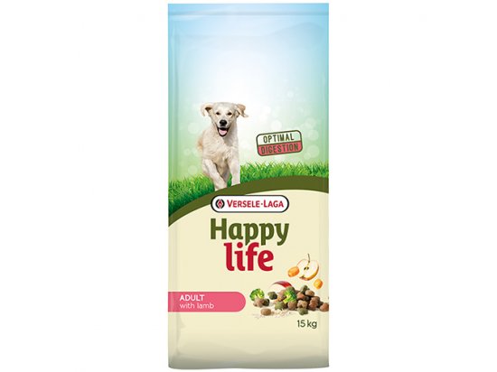 Фото - сухий корм Happy Life ADULT LAMB корм для собак середніх і великих порід ЯГНЯ