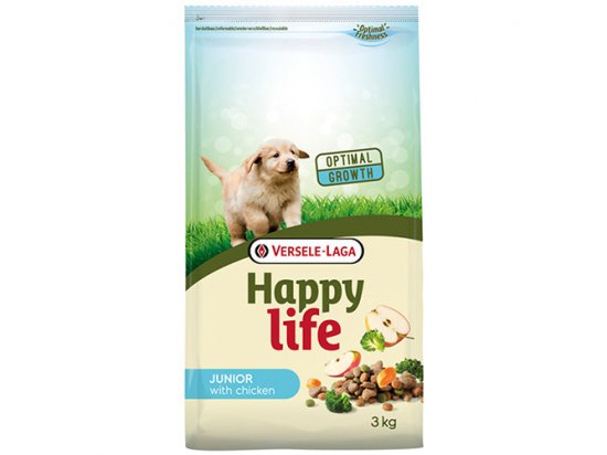 Фото - сухий корм Happy Life JUNIOR CHICKEN корм для цуценят всіх порід КУРКА