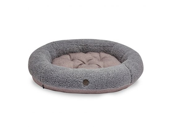 Фото - Harley & Cho BAGEL FUR GREY лежак для собак та кішок овальний з хутром, сірий лежаки, матраси, килимки та будиночки Harley & Cho BAGEL FUR GREY лежак для собак та кішок овальний з хутром, сірий