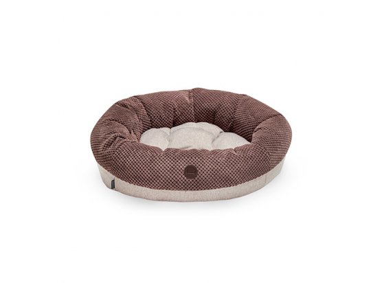 Фото - Harley & Cho BAGEL BROWN лежак для собак та кішок овальний, вельвет, коричневий лежаки, матраси, килимки та будиночки Harley & Cho BAGEL BROWN лежак для собак та кішок овальний, вельвет, коричневий