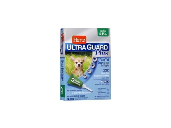 Фото 3 -  от блох и клещей Hartz Ultra Guard PLUS (4 в 1) капли от блох, яиц блох, клещей и комаров для собак