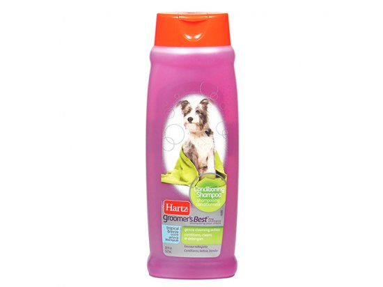Фото - HARTZ (Хартц) Groomers Best 3 in 1 Conditioning Shampoo - Шампунь-кондиціонер для довгошерстих собак з тропічними фруктами, 532 мл повсякденна косметика HARTZ (Хартц) Groomers Best 3 in 1 Conditioning Shampoo - Шампунь-кондиціонер для довгошерстих собак з тропічними фруктами, 532 мл