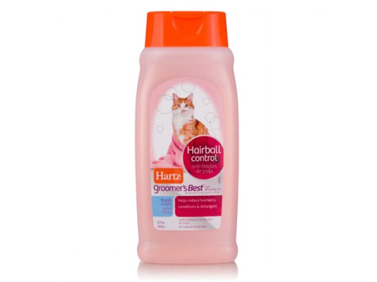 Фото - Hartz Groomers Best Hairball Control - кондиціонуючий шампунь для котів та кошенят для профілактики ковтунів, 443 мл повсякденна косметика Hartz Groomers Best Hairball Control - кондиціонуючий шампунь для котів та кошенят для профілактики ковтунів, 443 мл