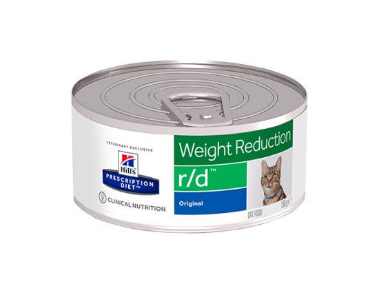 Фото - Hill's Prescription Diet r/d Weight Reduction лікувальні консерви для котів ветеринарні корми Hill's Prescription Diet r/d Weight Reduction лікувальні консерви для котів