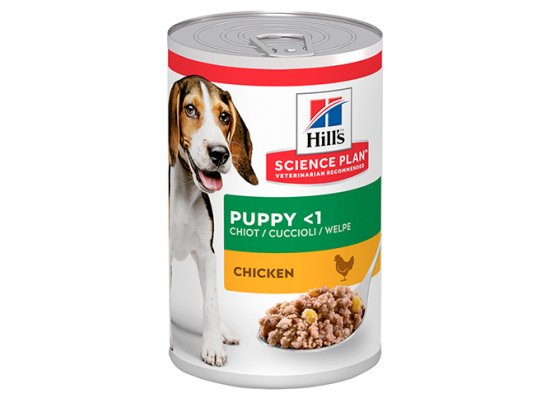 Фото - Hill's Science Plan PUPPY консерви для цуценят всіх порід КУРКА вологий корм (консерви) Hill's Science Plan PUPPY консерви для цуценят всіх порід КУРКА