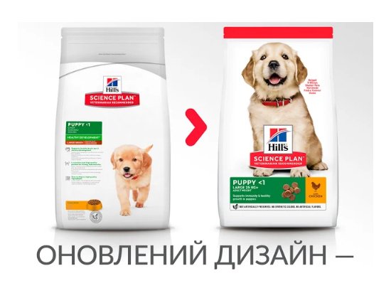 Фото - сухий корм Hill's Science Plan PUPPY LARGE BREED корм для цуценят великих порід з куркою