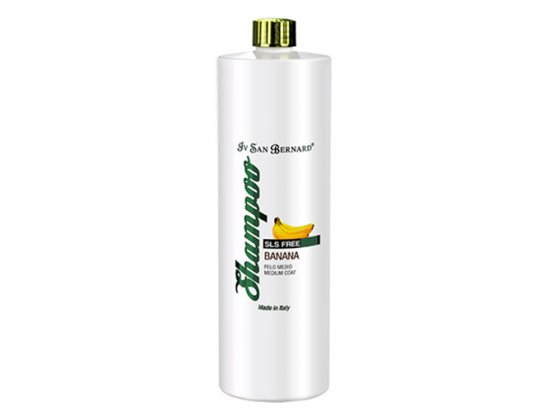 Фото - Iv San Bernard (Ив Сен Бернар) BANANA Shampoo SLS FREE - Бессульфатный шампунь для собак и кошек с шерстью средней длины БАНАН повседневная косметика Iv San Bernard (Ив Сен Бернар) BANANA Shampoo SLS FREE - Бессульфатный шампунь для собак и кошек с шерстью средней длины БАНАН