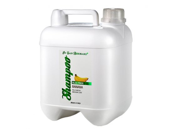 Фото 2 -  повседневная косметика Iv San Bernard (Ив Сен Бернар) BANANA Shampoo SLS FREE - Бессульфатный шампунь для собак и кошек с шерстью средней длины БАНАН