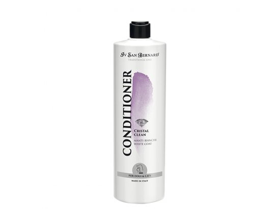 Фото - Iv San Bernard (Ив Сен Бернар) CRISTAL CLEAN Conditioner - Кондиционер для уничтожения желтых и бурых пятен на шерсти животных КРИСТАЛ КЛИН выставочная косметика Iv San Bernard (Ив Сен Бернар) CRISTAL CLEAN Conditioner - Кондиционер для уничтожения желтых и бурых пятен на шерсти животных КРИСТАЛ КЛИН