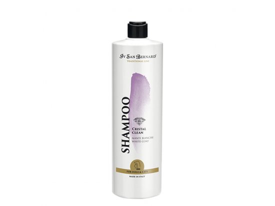 Фото 2 -  повседневная косметика Iv San Bernard (Ив Сен Бернар) CRISTAL CLEAN Shampoo - Шампунь для уничтожения желтых и бурых пятен на шерсти животных КРИСТАЛ КЛИН