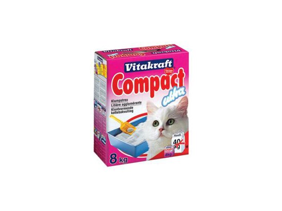 Фото 2 -  наповнювачі Vitakraft COMPACT Ultra - комкующийся наполнитель для кошачьего туалета